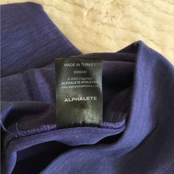 Alphalete purple high rise leggings size small - Picture 7 of 9